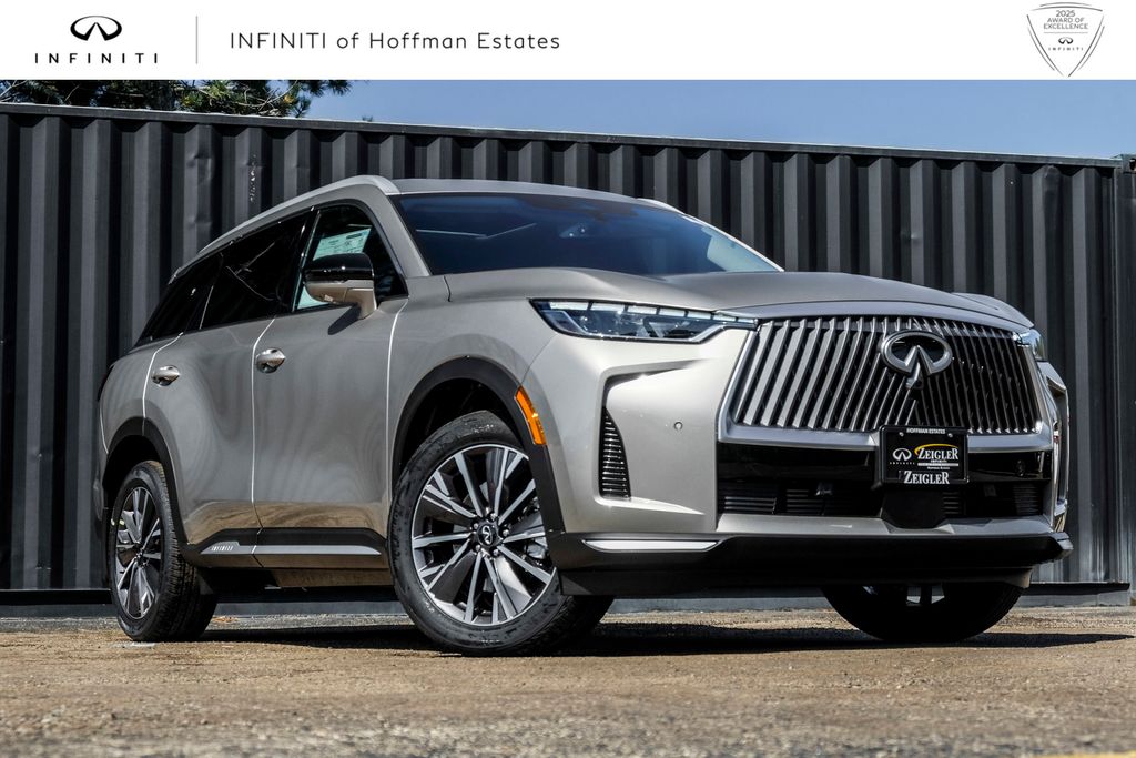 Warm Titanium 2026 INFINITI QX60 Luxe AWD SUV / Crossover All-Wheel Drive 9-Speed Automatic
