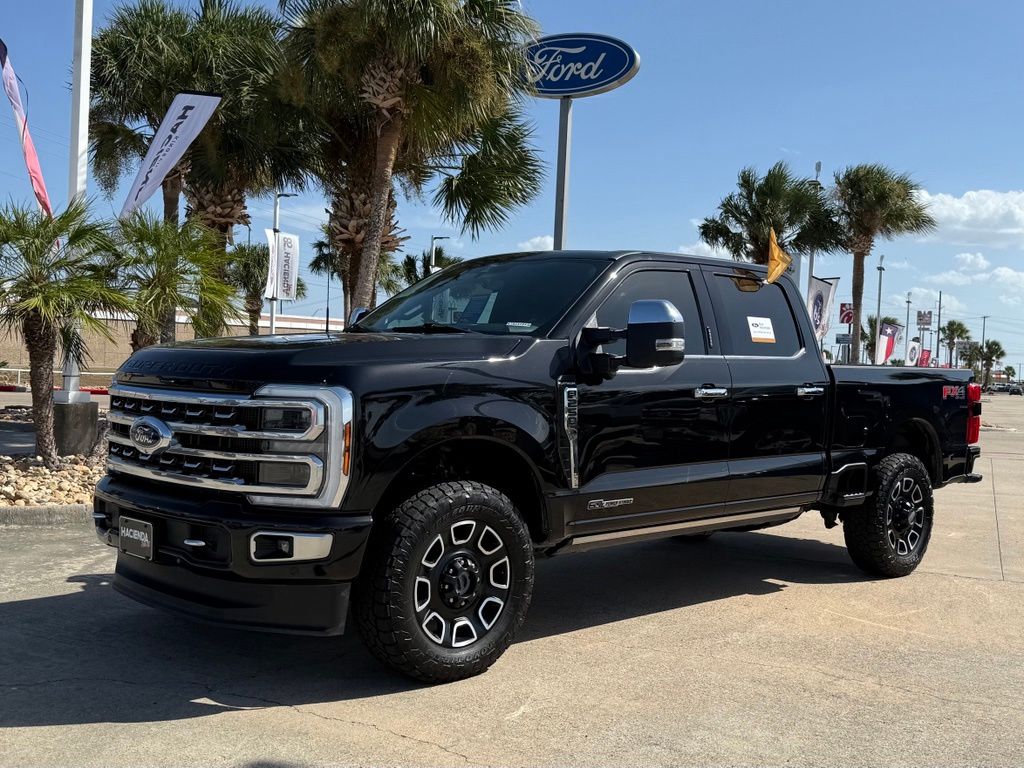 Agate Black Metallic 2024 Ford F-250 Super Duty Pickup Truck Four-Wheel Drive Automatic