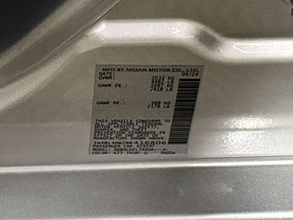 2024 Nissan Altima 2.5 SV