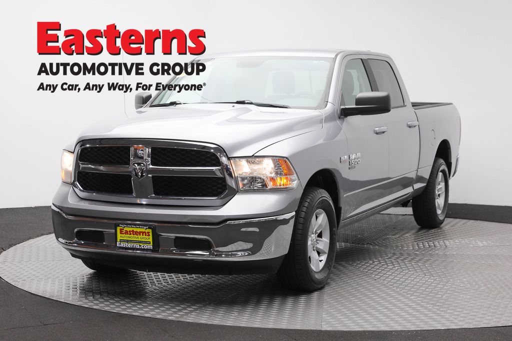 Billet Silver Metallic Clearcoat 2019 RAM 1500 Pickup Truck Four-Wheel Drive 8-Speed Automatic
