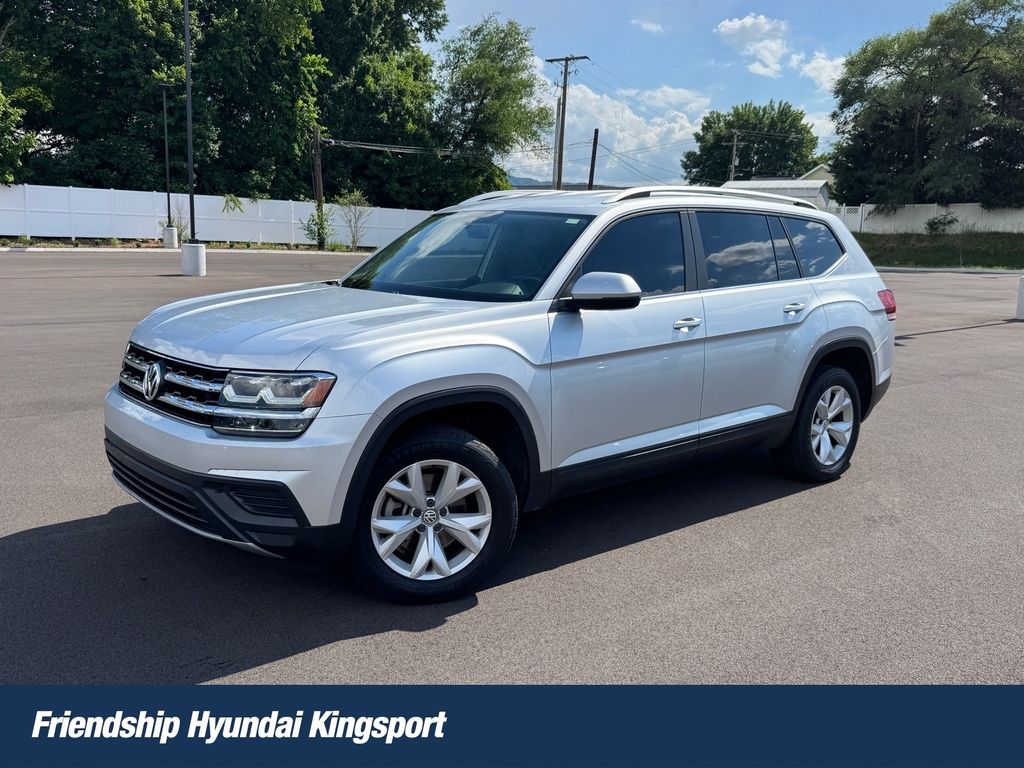 Silver 2018 Volkswagen Atlas 2.0T S SUV / Crossover Front-Wheel Drive 8-Speed Automatic