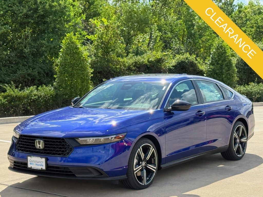 2025 Honda Accord Hybrid Sport Blue at Classic Honda Galveston