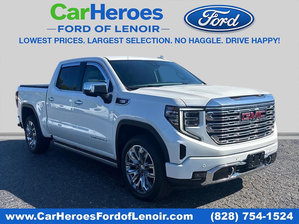 White Frost Tricoat 2024 GMC Sierra 1500 Pickup Truck Four-Wheel Drive Automatic