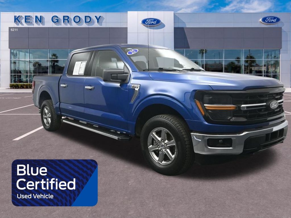 Atlas Blue Metallic 2025 Ford F-150 Pickup Truck Four-Wheel Drive Automatic