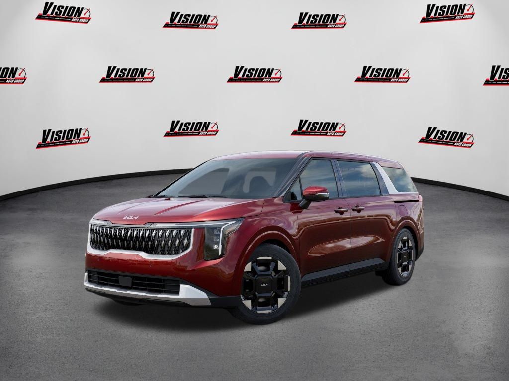Flare Red 2026 Kia Carnival Minivan Front-Wheel Drive 8-Speed Automatic