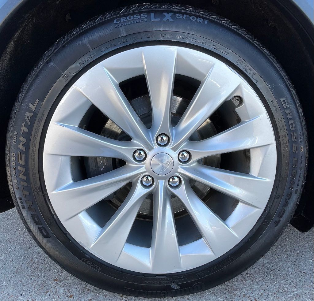 2017 Tesla Model X  Silver at Autostrade