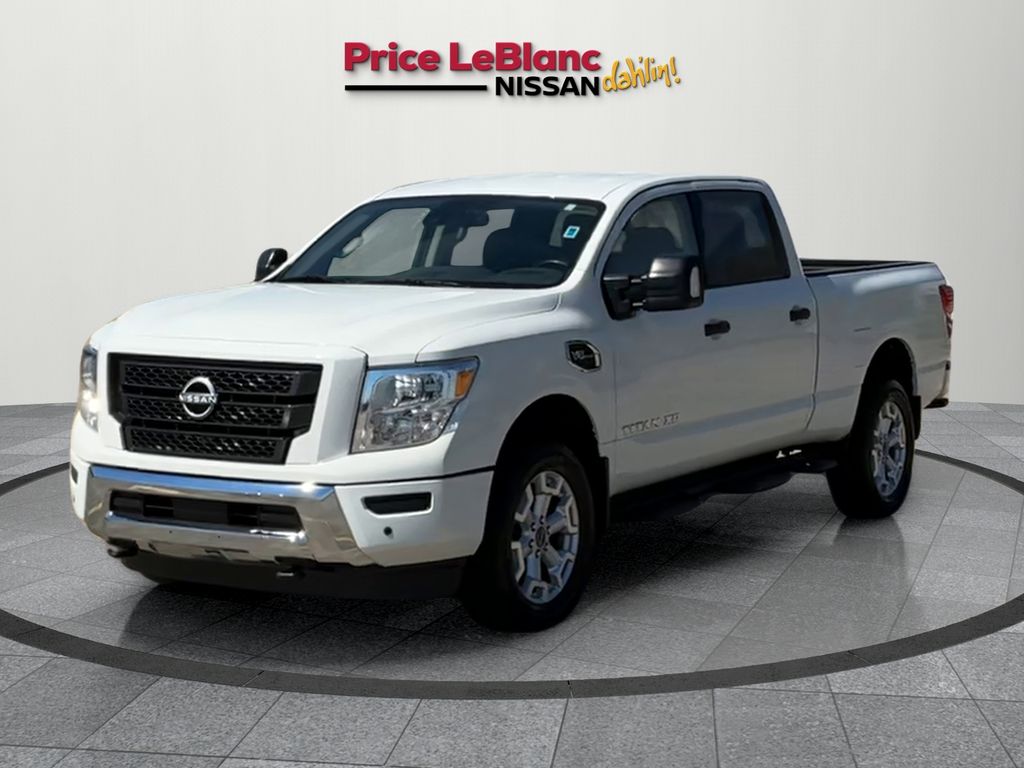 2024 Nissan Titan XD SV White at Browns Ford of Johnstown
