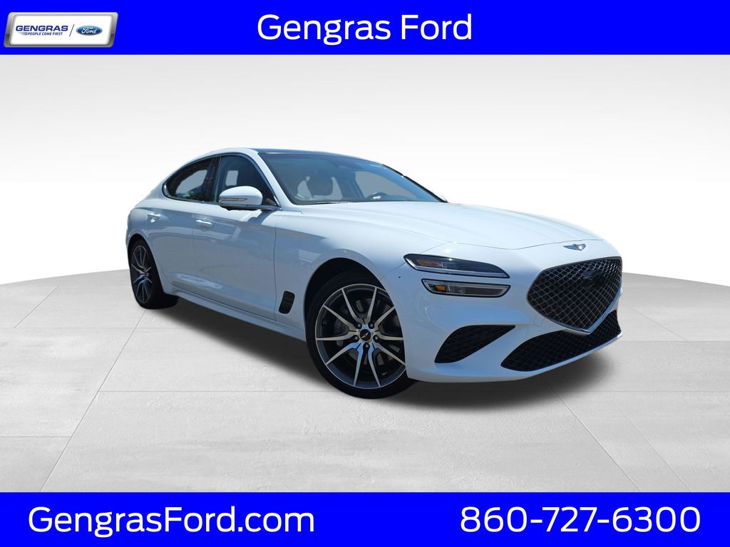 Alta White 2026 Genesis G70 2.5T Prestige AWD Sedan All-Wheel Drive 8-Speed Automatic