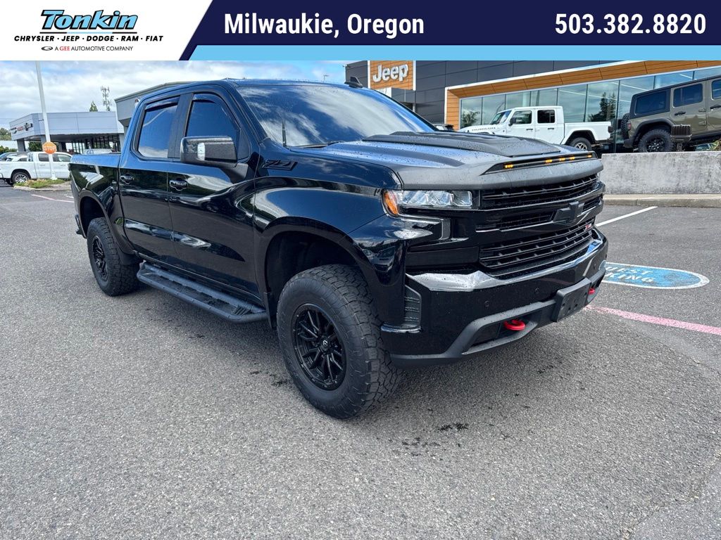Black 2019 Chevrolet Silverado 1500 Pickup Truck Four-Wheel Drive 8-Speed Automatic
