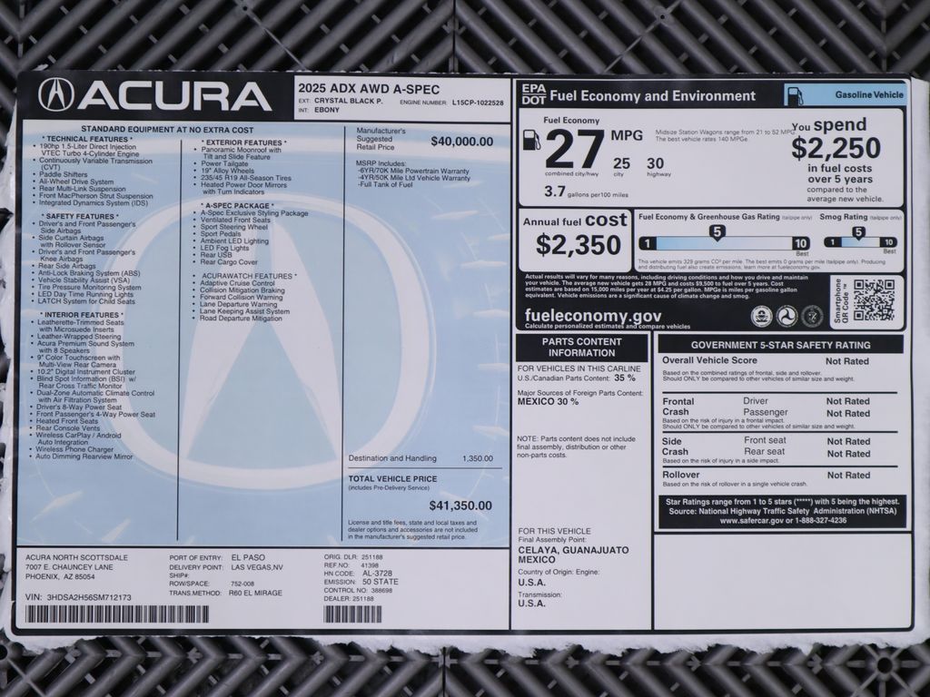 Thumbnail: 2025 Acura ADX - 9