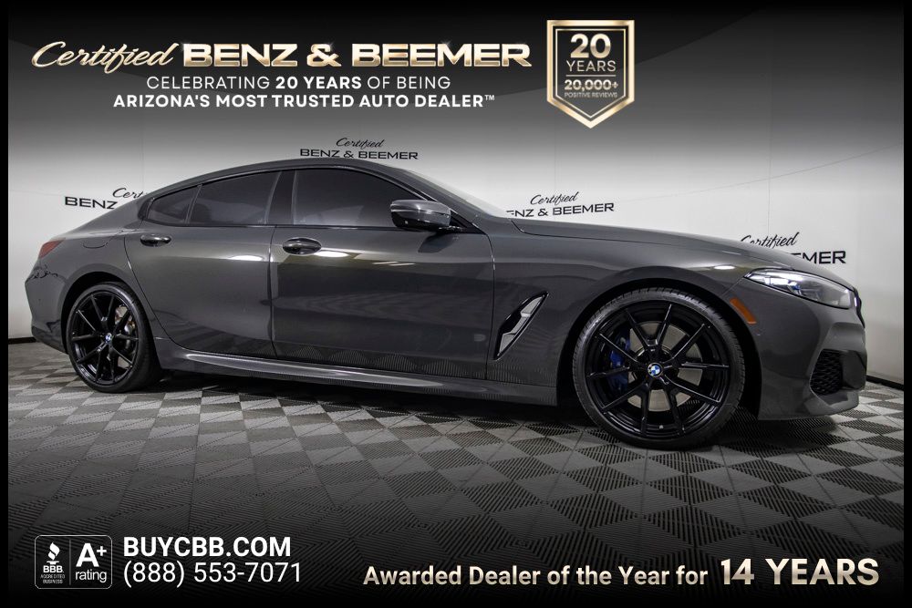 Individual Dravit Gray Metallic 2022 BMW 8 Series 840i Gran Coupe RWD Coupe Rear-Wheel Drive 8-Speed Automatic