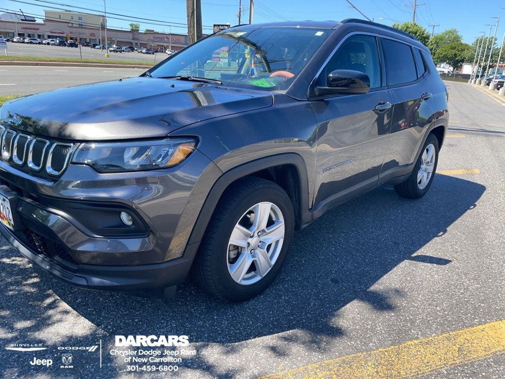 Gray (Granite Crystal Metallic Clearcoat) 2022 Jeep Compass SUV / Crossover Front-Wheel Drive 6-Speed Automatic