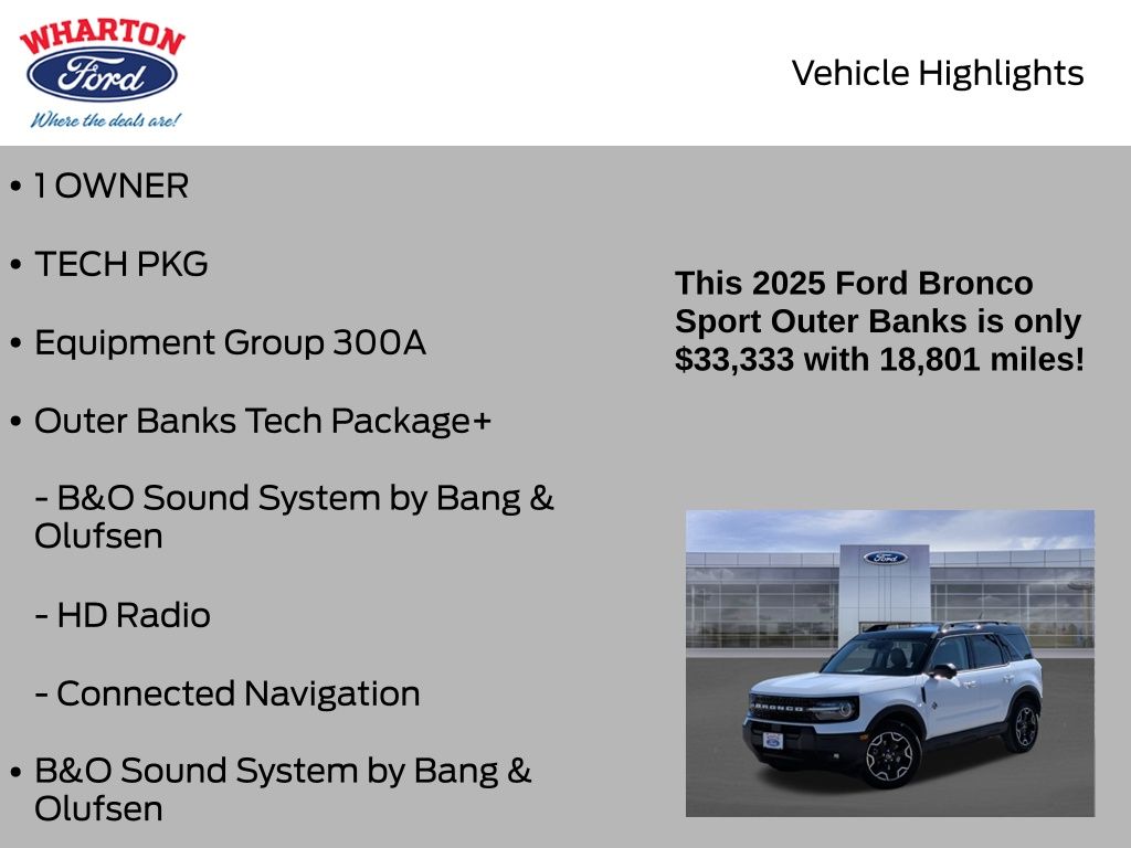 2025 Ford Bronco Sport Outer Banks - 4