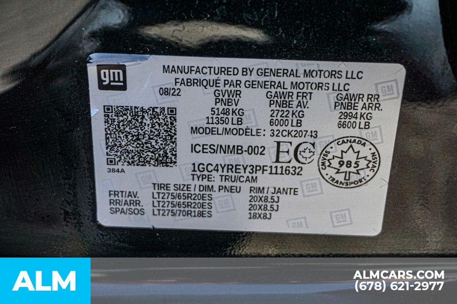 Used 2023 Black Chevrolet High Country image 64