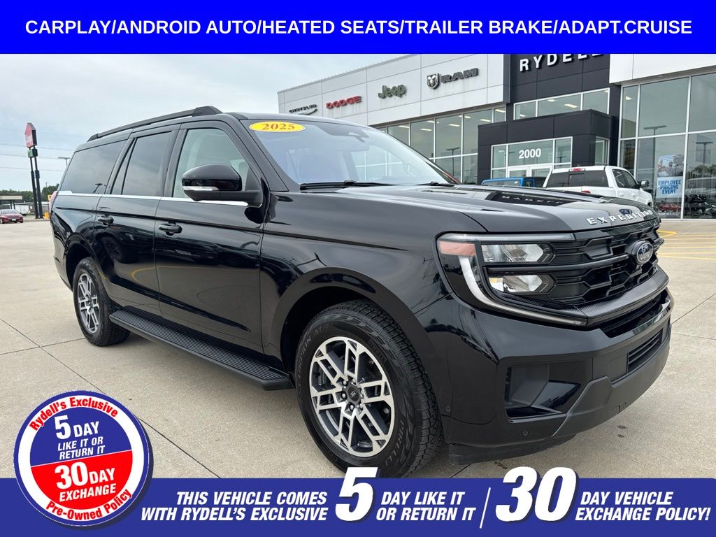 Agate Black Metallic 2025 Ford Expedition SUV / Crossover Four-Wheel Drive Automatic