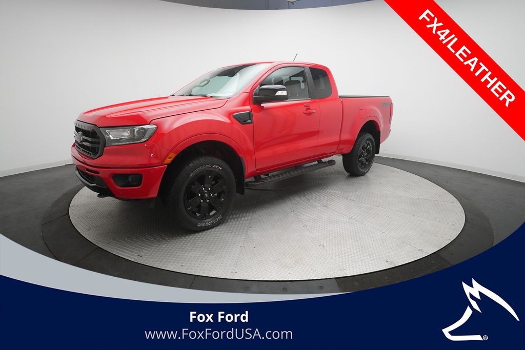 Race Red 2022 Ford Ranger Pickup Truck Four-Wheel Drive Automatic