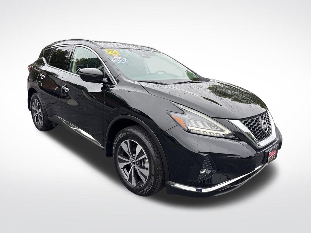 Super Black 2024 Nissan Murano SUV / Crossover All-Wheel Drive Continuously Variable Transmission