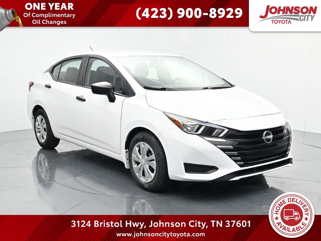 White (Fresh Powder) 2024 Nissan Versa Sedan Front-Wheel Drive Continuously Variable Transmission