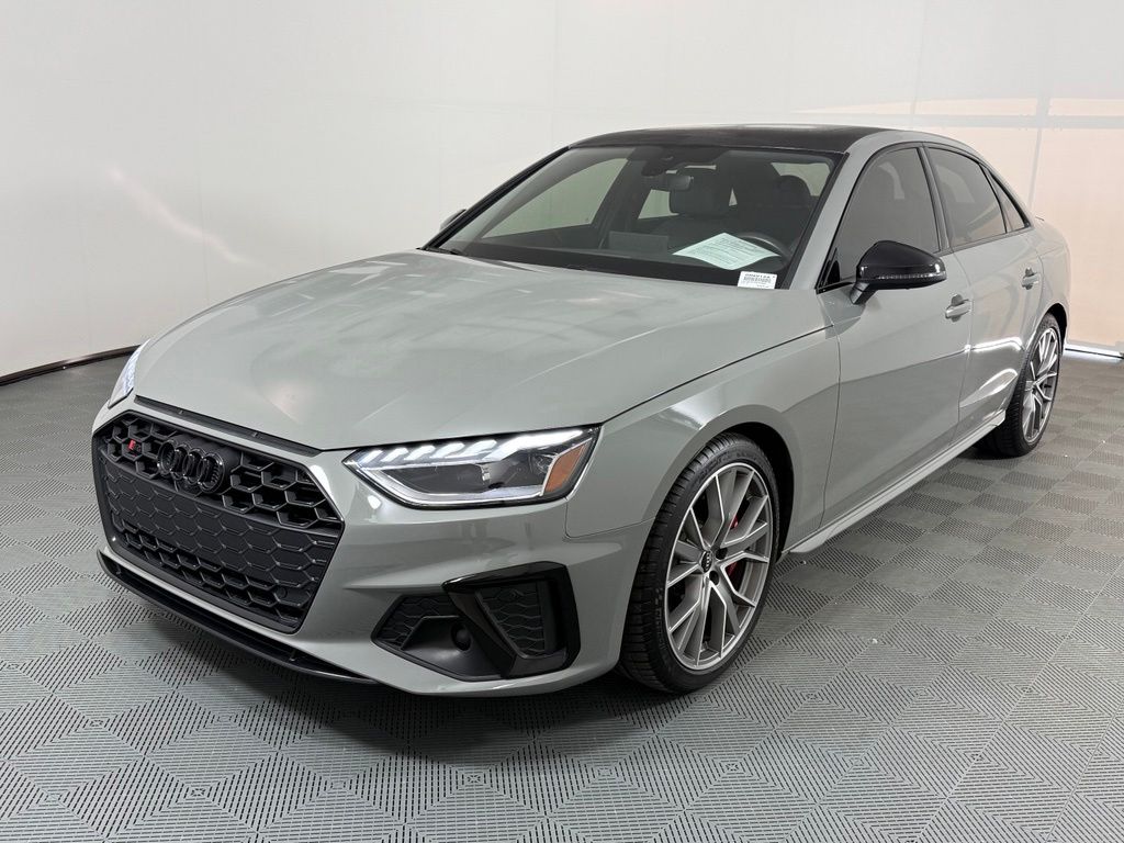 Quantum Gray 2022 Audi S4 3.0T quattro Premium Plus AWD Sedan All-Wheel Drive 8-Speed Automatic