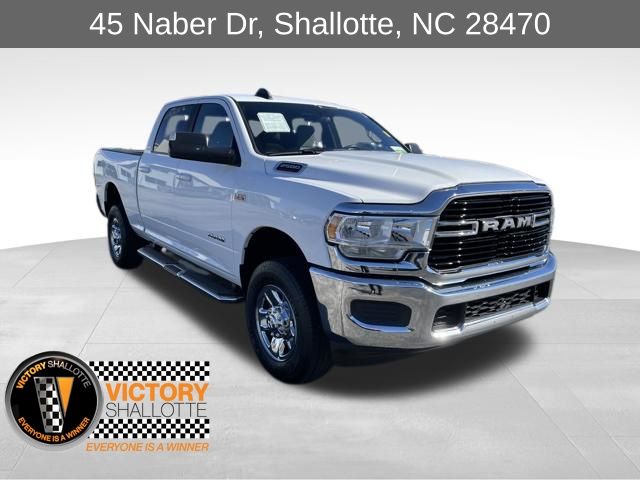 Bright White Clearcoat 2021 RAM 2500 Pickup Truck Four-Wheel Drive 8-Speed Automatic