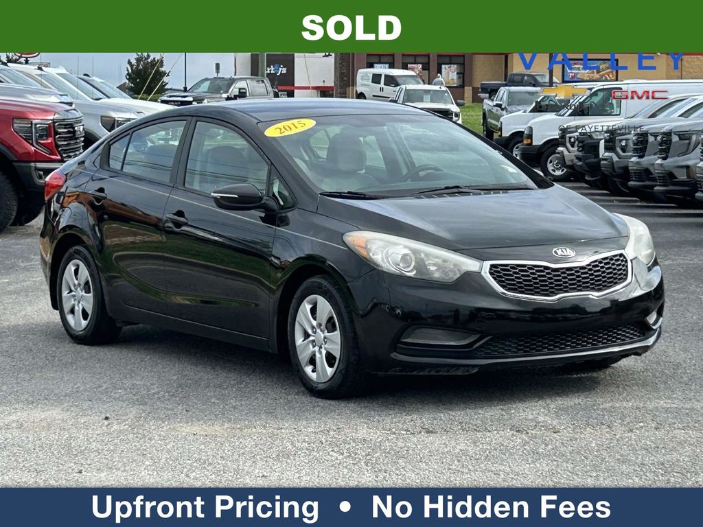 Aurora Black 2015 Kia Forte Sedan Front-Wheel Drive 6-Speed Automatic