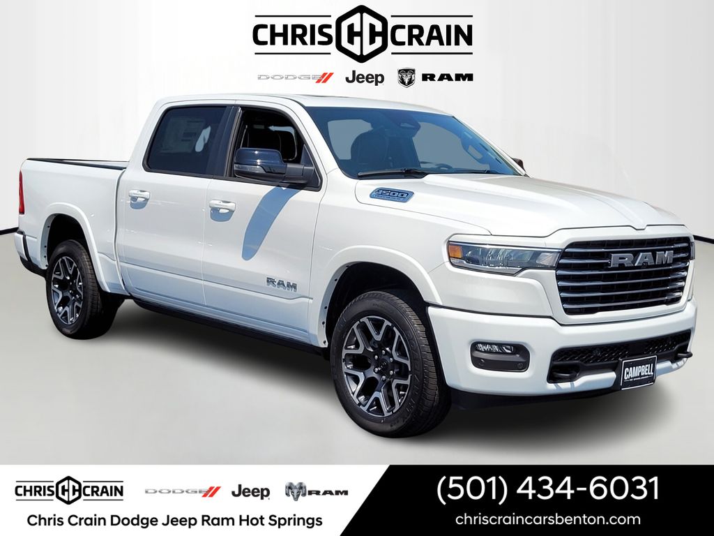 Bright White Clearcoat 2026 RAM 1500 Pickup Truck Four-Wheel Drive 8-Speed Automatic