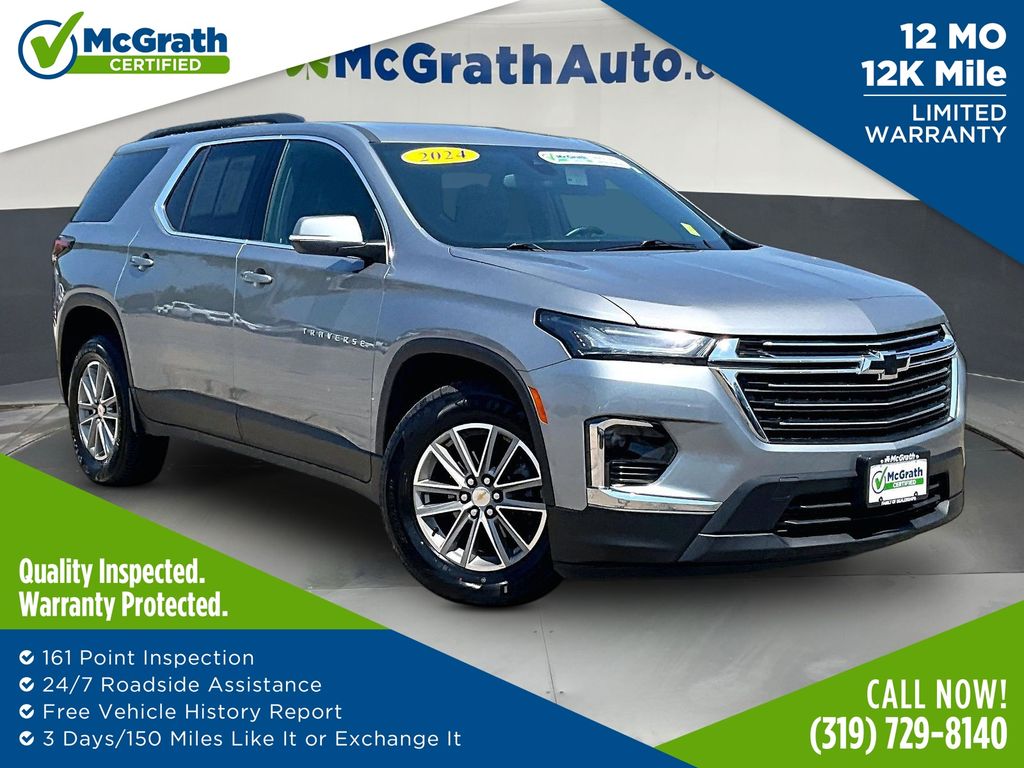 Sterling Gray Metallic 2024 Chevrolet Traverse SUV / Crossover Four-Wheel Drive 9-Speed Automatic