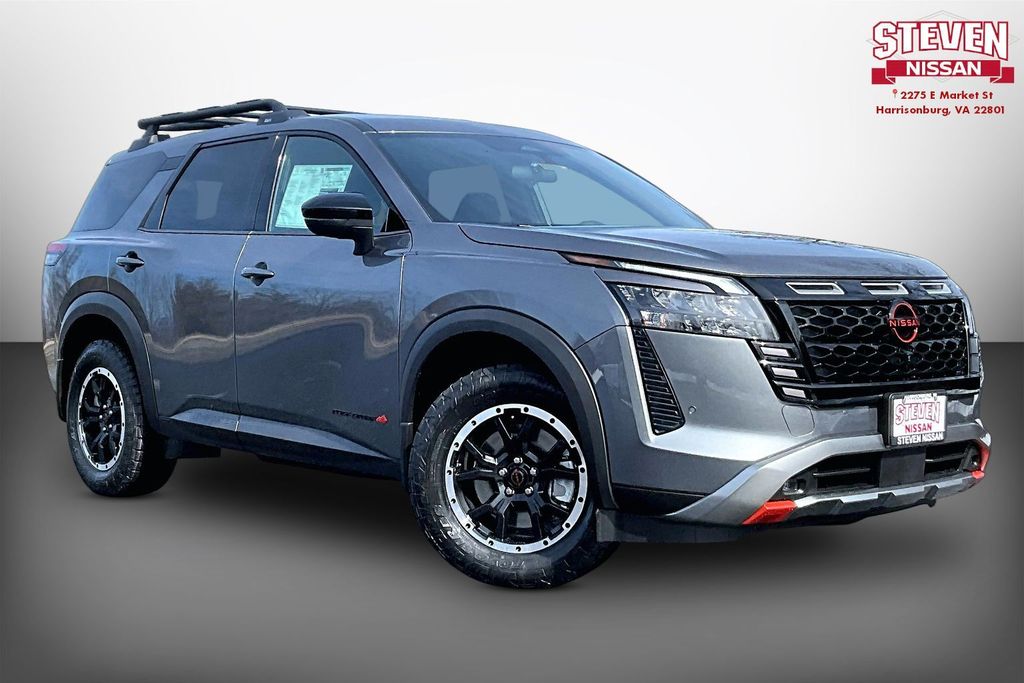 Gray (Gun Metallic) 2026 Nissan Pathfinder Rock Creek 4WD SUV / Crossover All-Wheel Drive 9-Speed Automatic