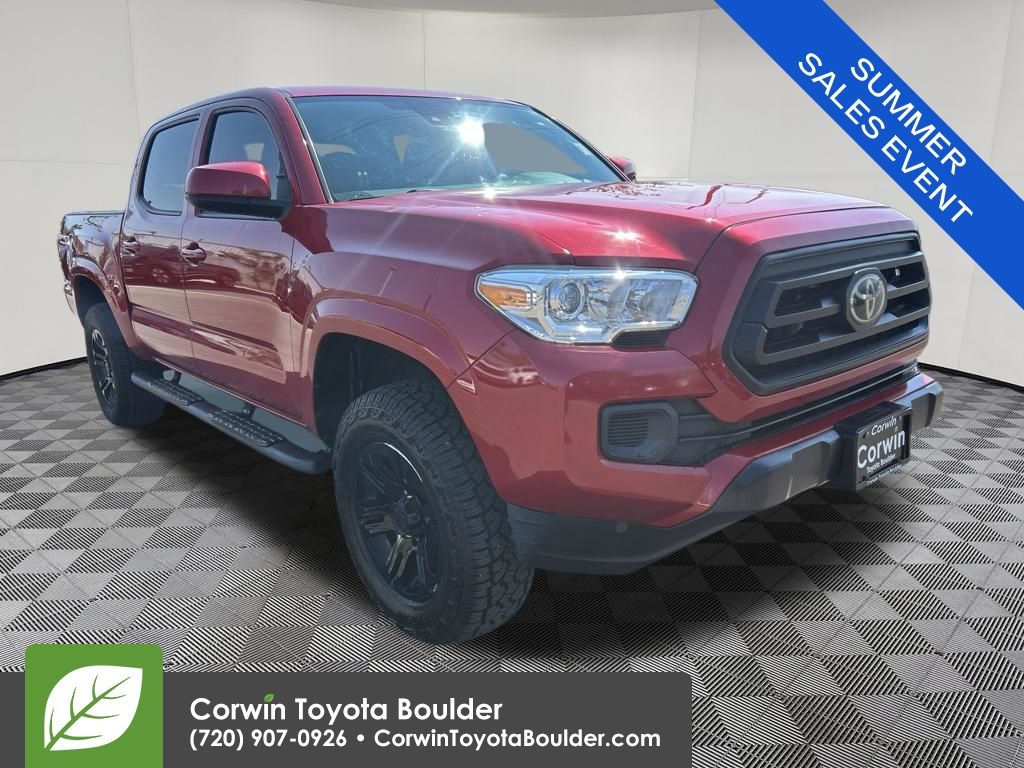 Barcelona Red Metallic 2021 Toyota Tacoma Pickup Truck Four-Wheel Drive 6-Speed Automatic