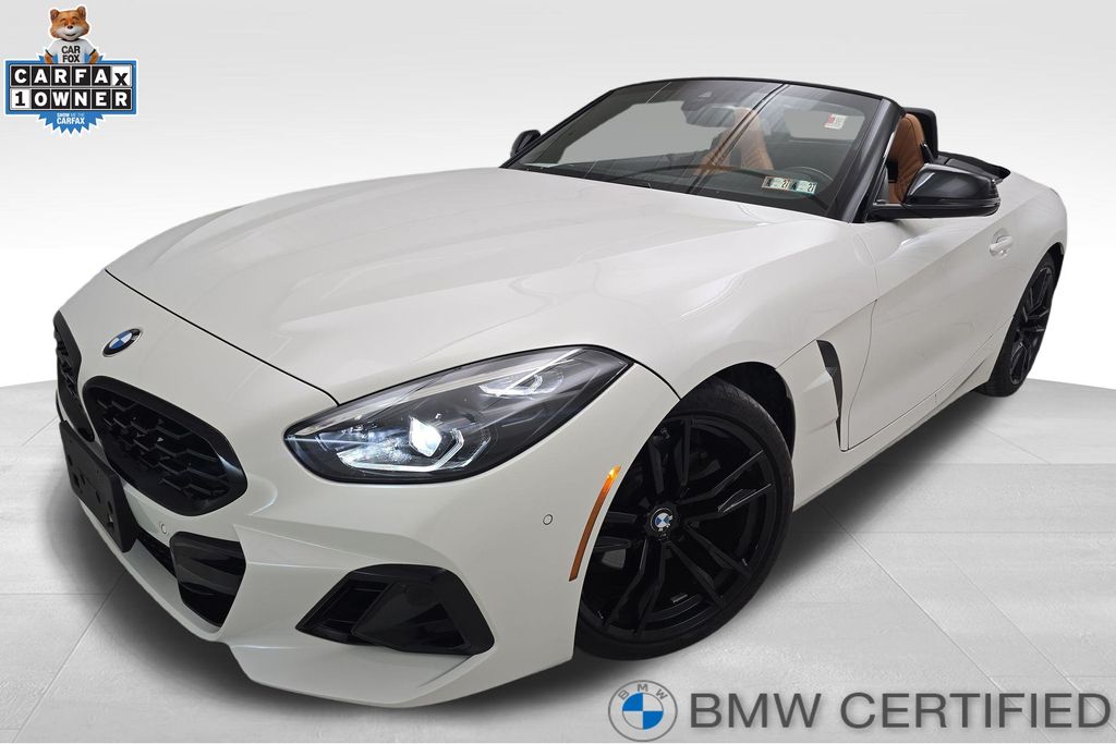 Alpine White 2024 BMW Z4 sDrive30i RWD Convertible Rear-Wheel Drive 8-Speed Automatic