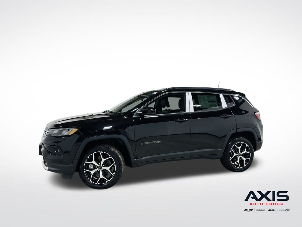 Diamond Black Crystal Pearlcoat 2026 Jeep Compass SUV / Crossover Four-Wheel Drive 8-Speed Automatic