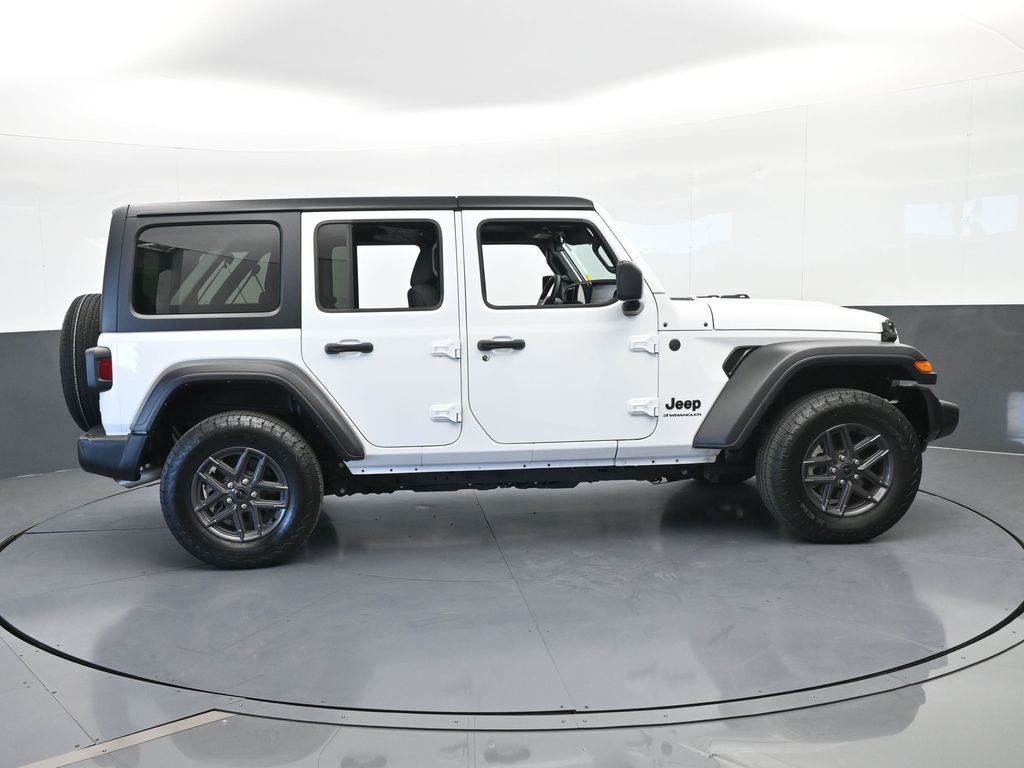 Used 2024 Bright White Clearcoat Jeep Sport S image 7