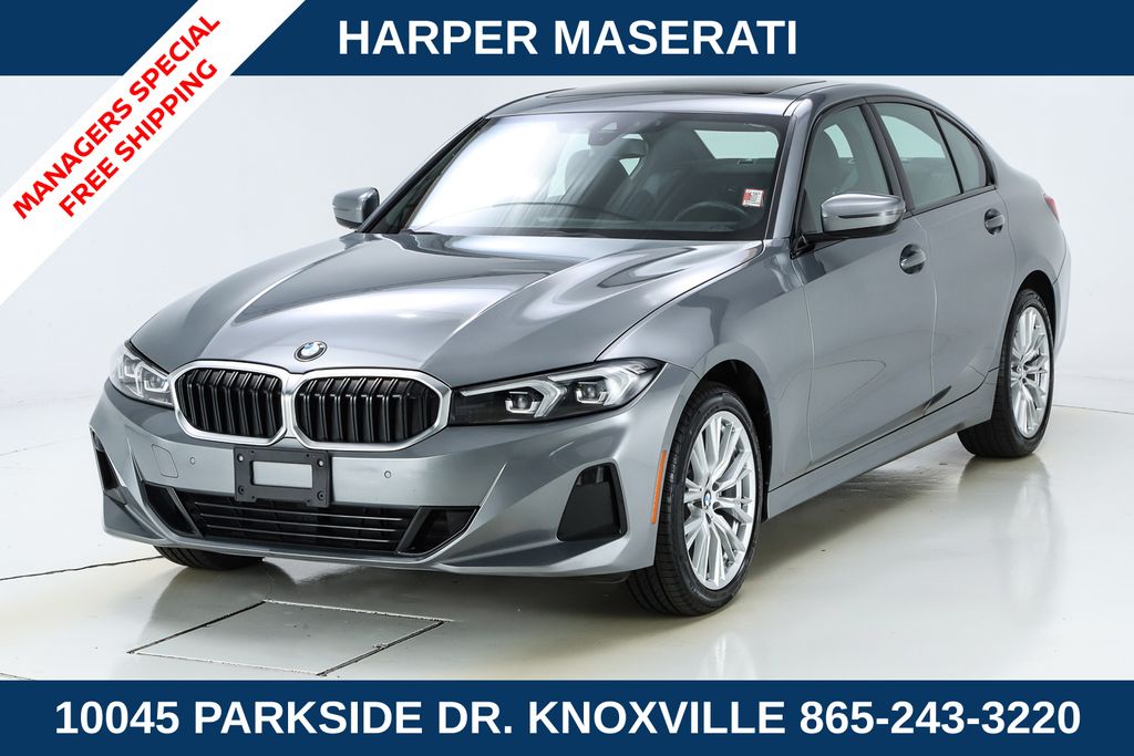 Skyscraper Gray Metallic 2023 BMW 3 Series Sedan All-Wheel Drive 8-Speed Automatic