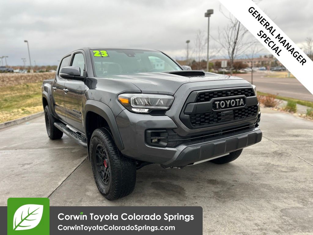 Magnetic Gray Metallic 2023 Toyota Tacoma Pickup Truck Four-Wheel Drive 6-Speed Automatic