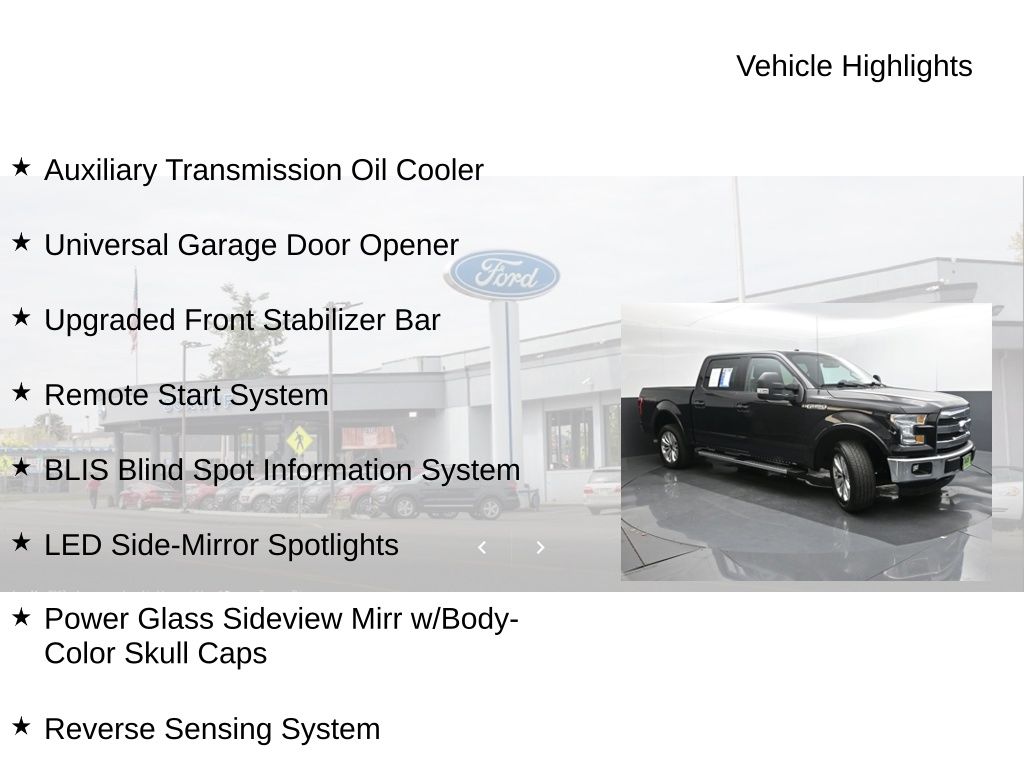 2015 Ford F-150 LARIAT