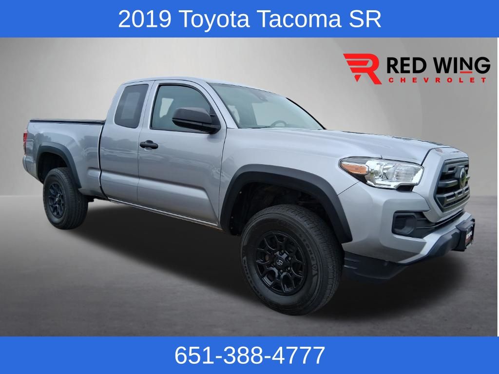 Silver Sky Metallic 2019 Toyota Tacoma Pickup Truck Four-Wheel Drive 6-Speed Automatic