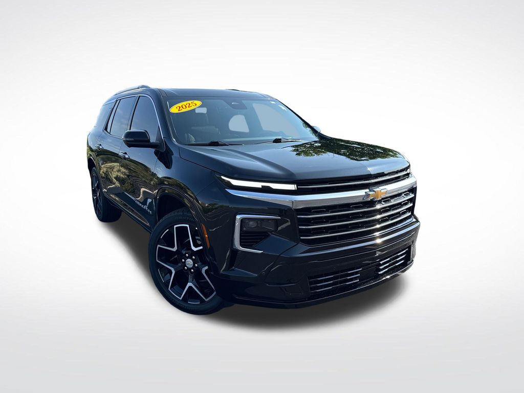 Mosaic Black Metallic 2025 Chevrolet Traverse SUV / Crossover Four-Wheel Drive 8-Speed Automatic