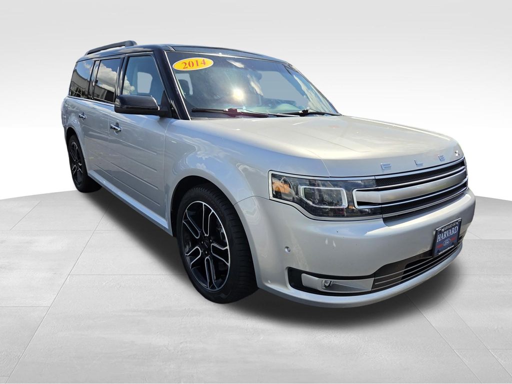 Ingot Silver Metallic 2014 Ford Flex SUV / Crossover All-Wheel Drive 6-Speed Automatic