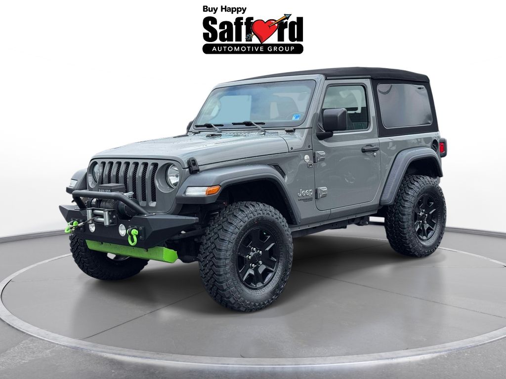 Gray Clearcoat 2021 Jeep Wrangler SUV / Crossover Four-Wheel Drive 8-Speed Automatic