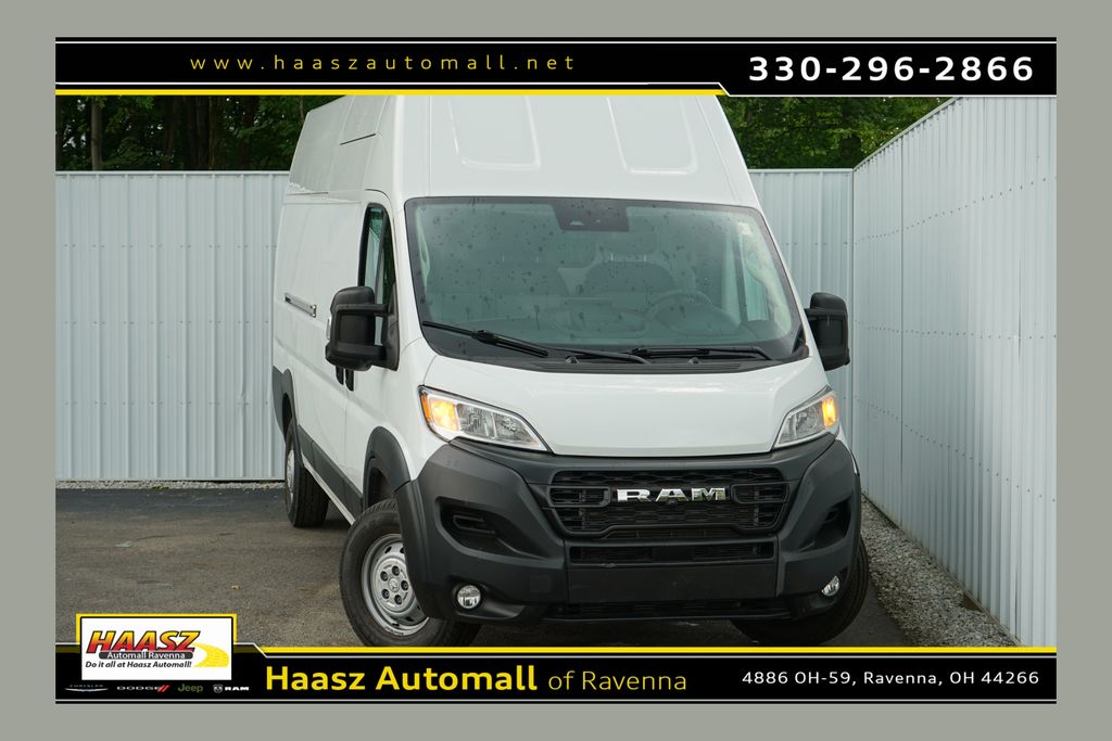 Bright White Clearcoat 2023 RAM ProMaster Van Front-Wheel Drive 9-Speed Automatic