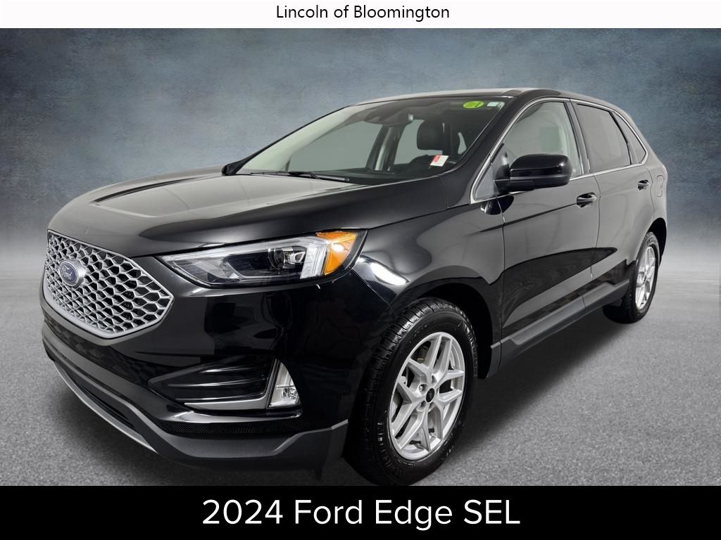 Agate Black Metallic 2024 Ford Edge SUV / Crossover All-Wheel Drive 8-Speed Automatic