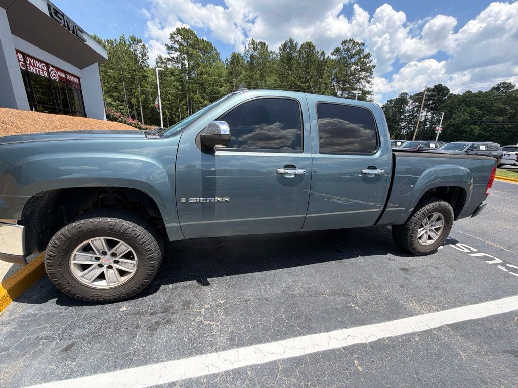 Stealth Gray Metallic 2008 GMC Sierra 1500 SL Crew Cab Pickup Truck 4X2 4-Speed Automatic Overdrive