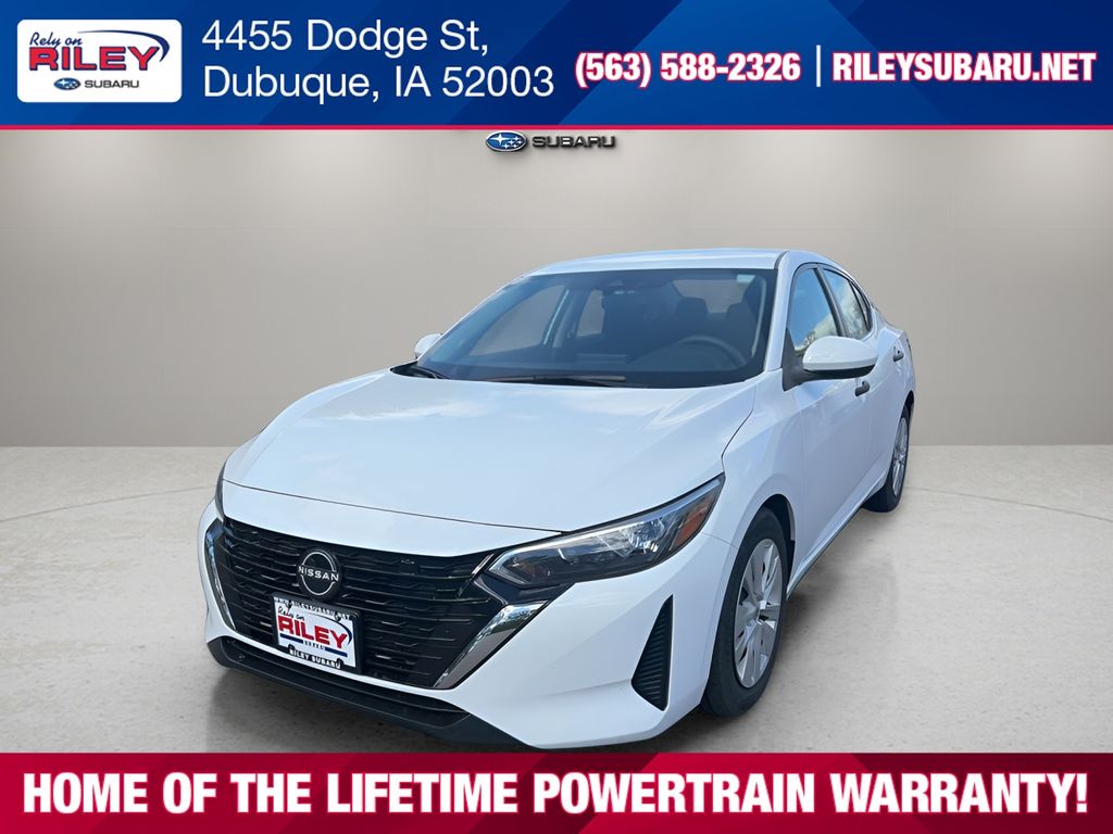 White (Fresh Powder) 2024 Nissan Sentra Sedan Front-Wheel Drive Continuously Variable Transmission