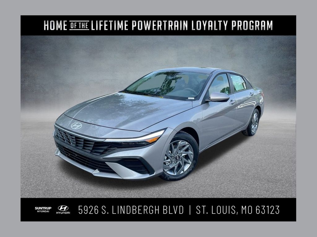 Fluid Metal 2025 Hyundai Elantra Hybrid Blue FWD Sedan Front-Wheel Drive 6-Speed Dual Clutch