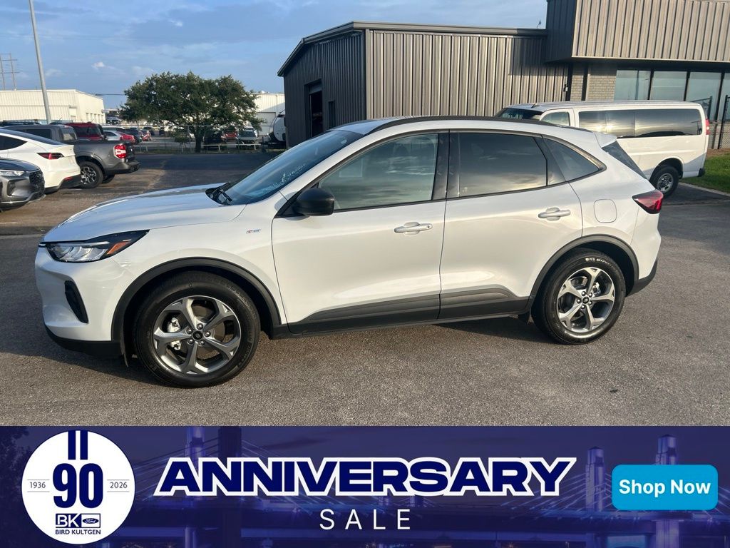Space Silver Metallic 2025 Ford Escape Hybrid SUV / Crossover Front-Wheel Drive Continuously Variable Transmission