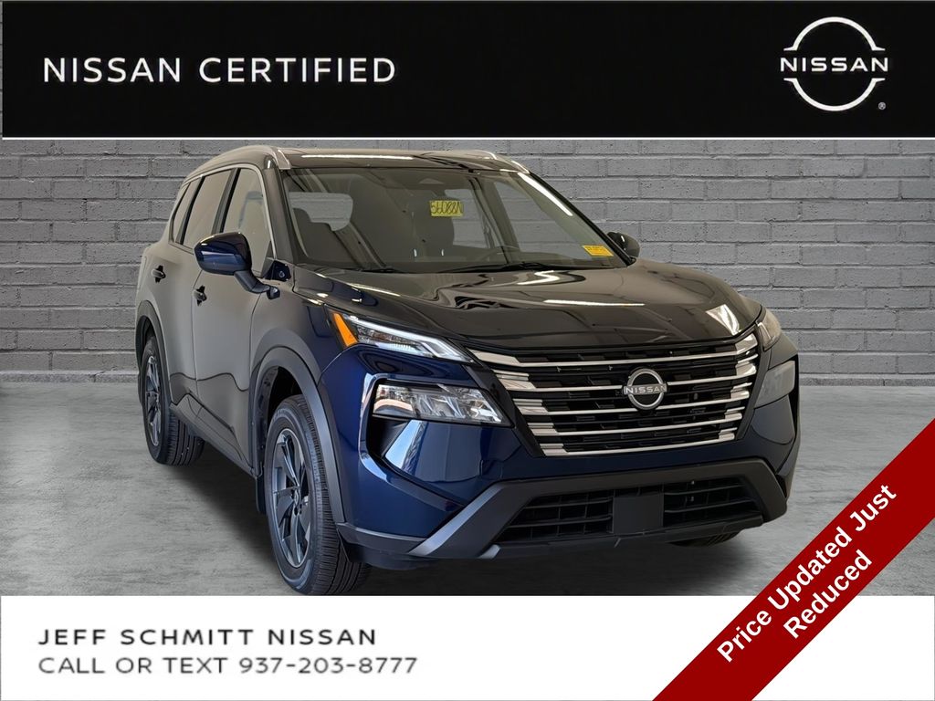 Deep Ocean Blue Pearl 2025 Nissan Rogue SUV / Crossover Front-Wheel Drive Continuously Variable Transmission