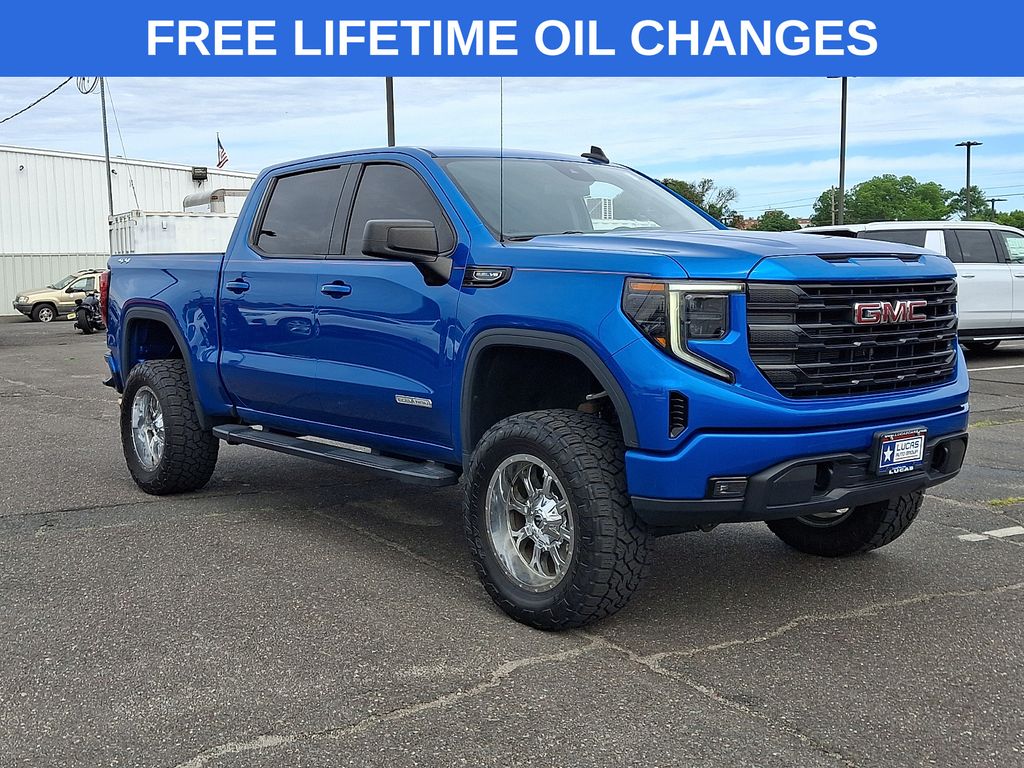 Blue Metallic 2022 GMC Sierra 1500 Pickup Truck Four-Wheel Drive Automatic