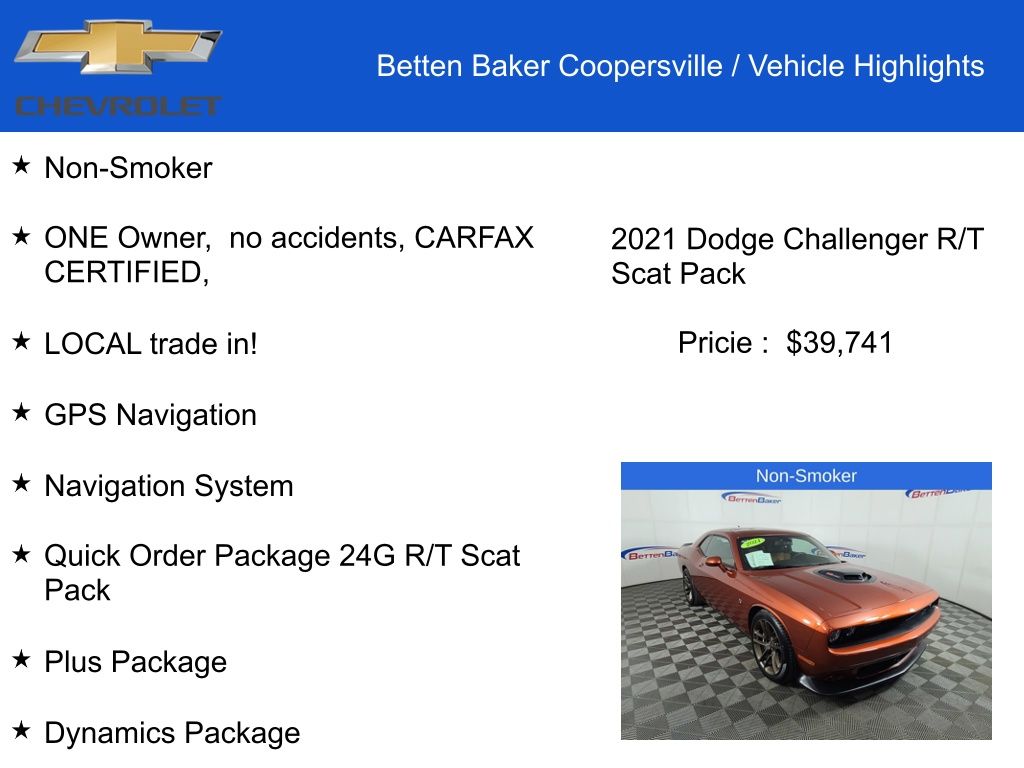 2021 Dodge Challenger R/T Scat Pack 3