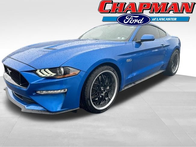 Blue Metallic 2020 Ford Mustang Coupe Rear-Wheel Drive 6-Speed Manual