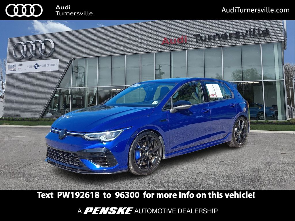 Blue Metallic 2023 Volkswagen Golf R Hatchback All-Wheel Drive 7-Speed Dual Clutch